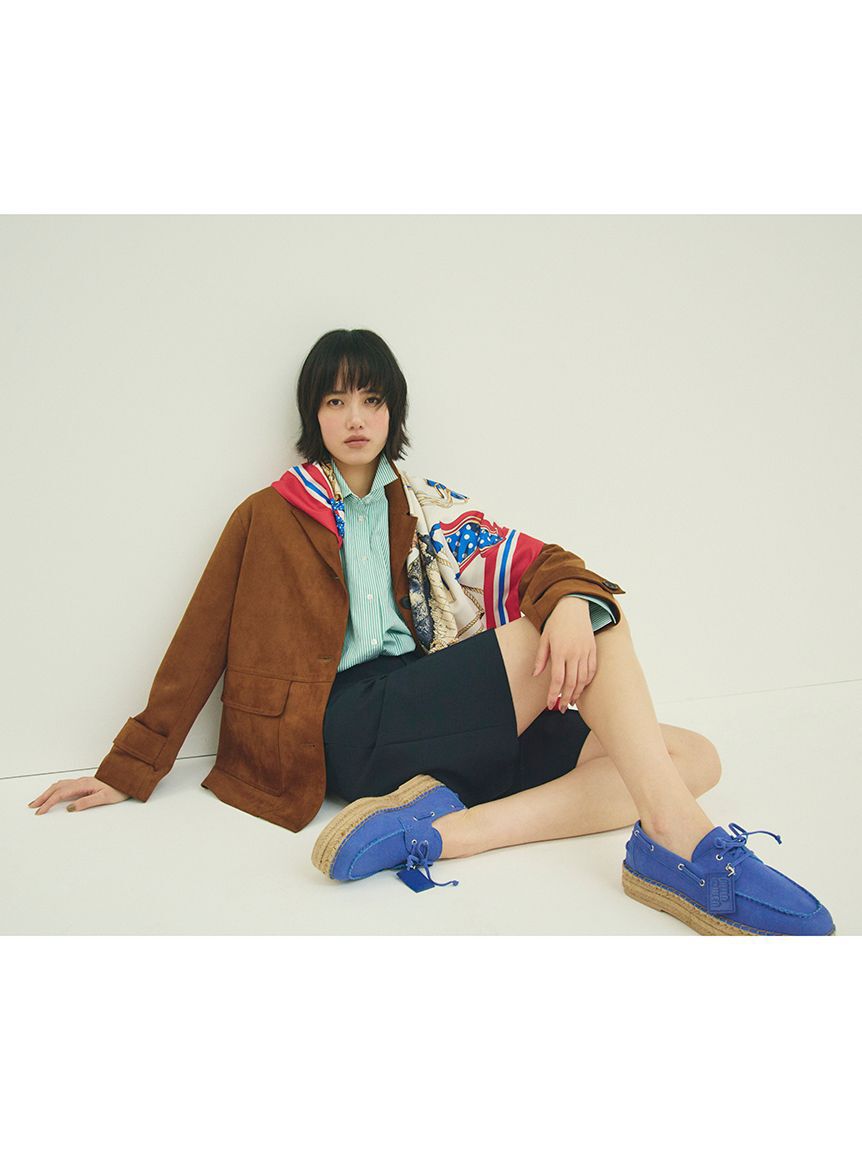 Mila Owen「トラベル柄スカーフ」|バンダナ・スカーフ|