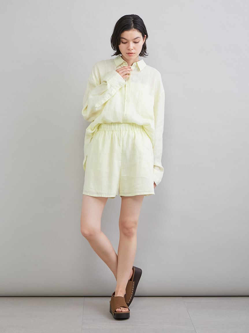 Mila Owen「フレンチリネンショートパンツ」|その他|