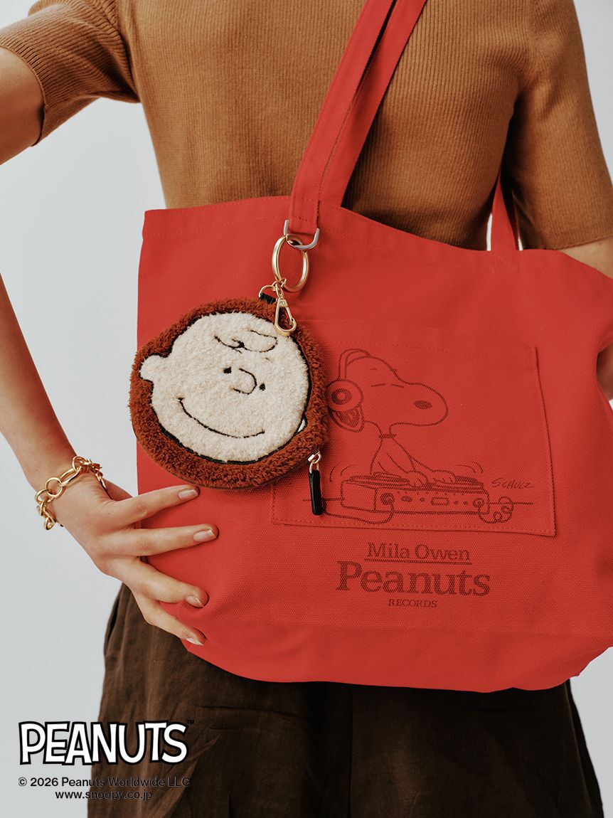 Mila Owen「【PEANUTS RECORDS】フェイスポーチチャーム」|ポーチ|