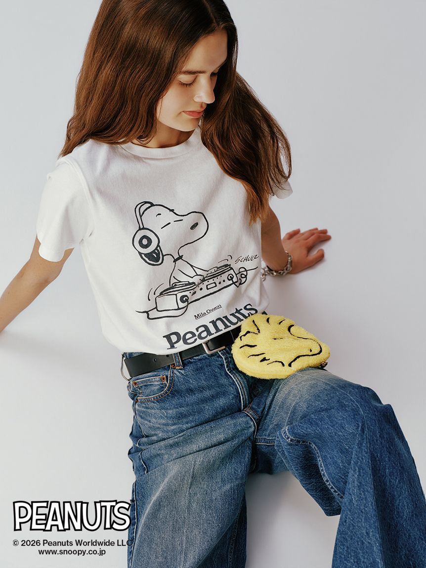 Mila Owen「【PEANUTS RECORDS】フェイスポーチチャーム」|ポーチ|