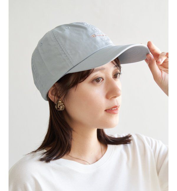 ikka「Champion チャンピオン ロゴ刺繍キャップ」|その他|ブルー