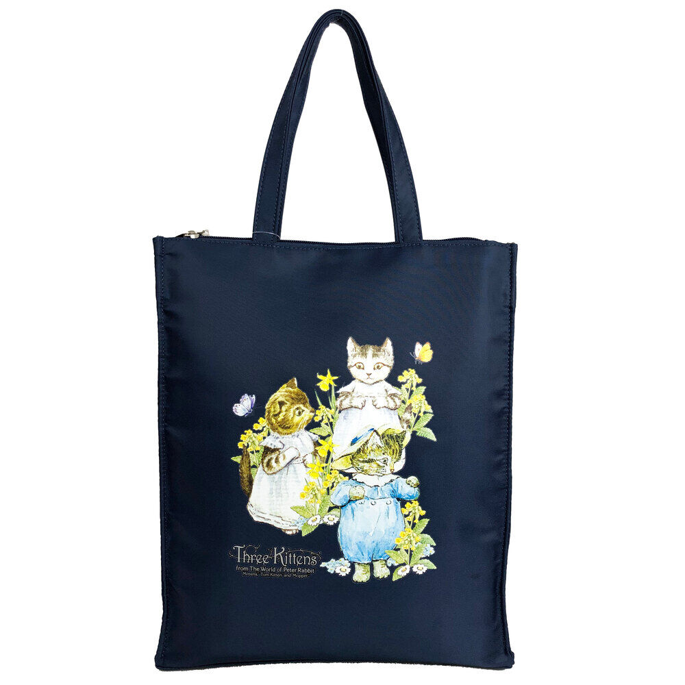 BACKYARD FAMILY「トートバッグ ピーターラビット 通販 PETER RABBIT A4サイズ対応 手持ちタイプ」|トートバッグ|ブルー3