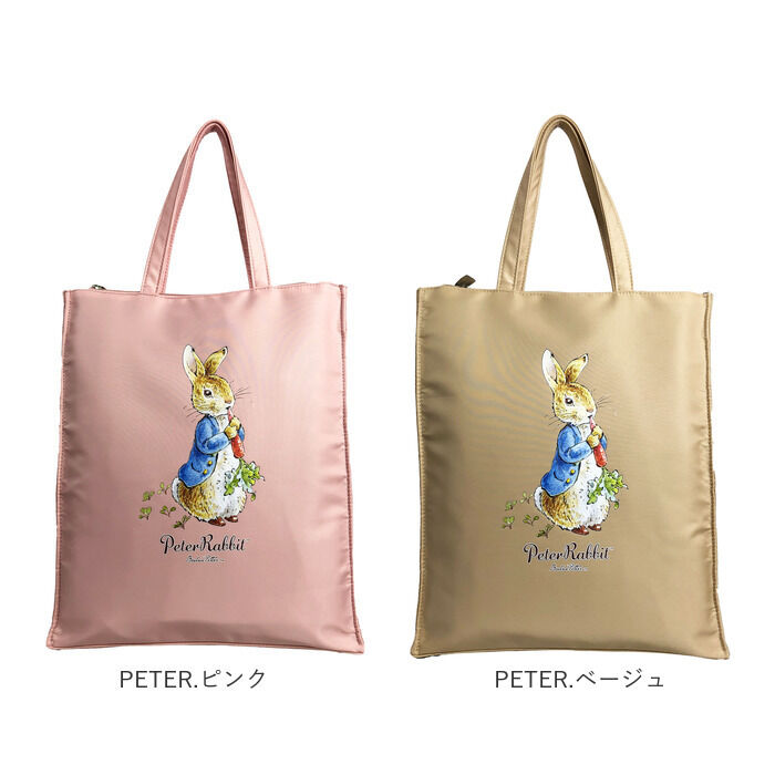 BACKYARD FAMILY「トートバッグ ピーターラビット 通販 PETER RABBIT A4サイズ対応 手持ちタイプ」|トートバッグ|