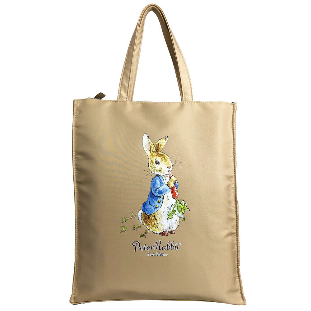 BACKYARD FAMILY「トートバッグ ピーターラビット 通販 PETER RABBIT A4サイズ対応 手持ちタイプ」|トートバッグ|ベージュ1