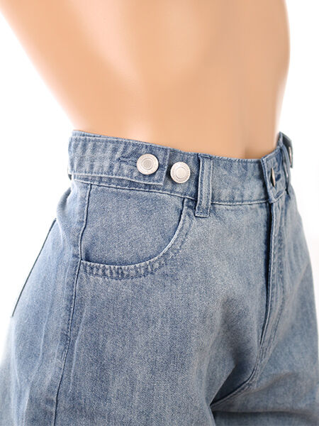PEAK&PINE「ゆったりシルエットハイウエストデニムショートパンツ」|その他|
