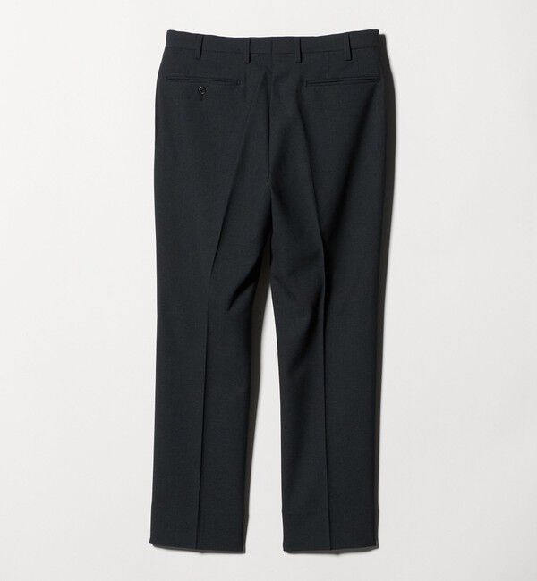 UNITED ARROWS green label relaxing「A+ COOL ポリエステル バーズアイ スタンダード アジャスター NP スラックス -ウォッシャブル・ストレッチ」|スラックス|