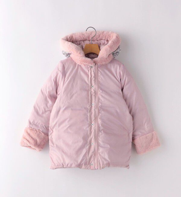 SHIPS KIDS「SHIPS KIDS:90cm /〈手洗い可能〉リバティ リサイクル ロング ダウン」|ダウン|