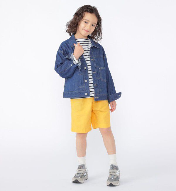 SHIPS KIDS「SHIPS KIDS:100～130cm/ライト デニム ジャケット」|デニムジャケット|
