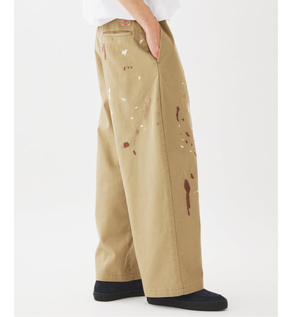 JOURNAL STANDARD relume「《予約》Dickies / ディッキーズ 別注 スプラッシュ 刺繍 カーブ ワークパンツ」|チノ|