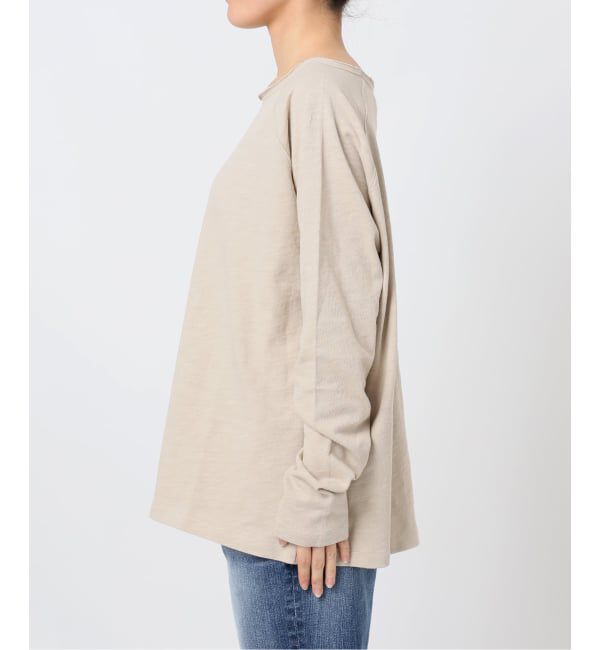 Spick and Span「《WEB限定 / 追加》コットンスラブクルーネックプルオーバー」|Tシャツ・カットソー|