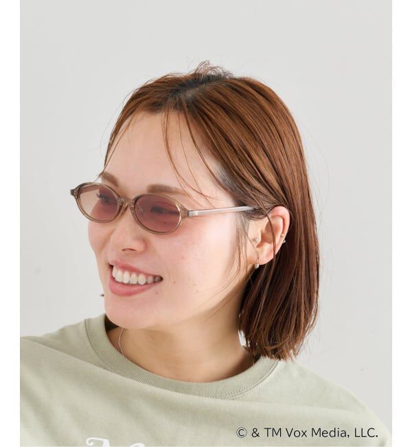 U by SPICK&SPAN「NOEYEDIA/ノーアイディア オーバル サングラス」|サングラス|