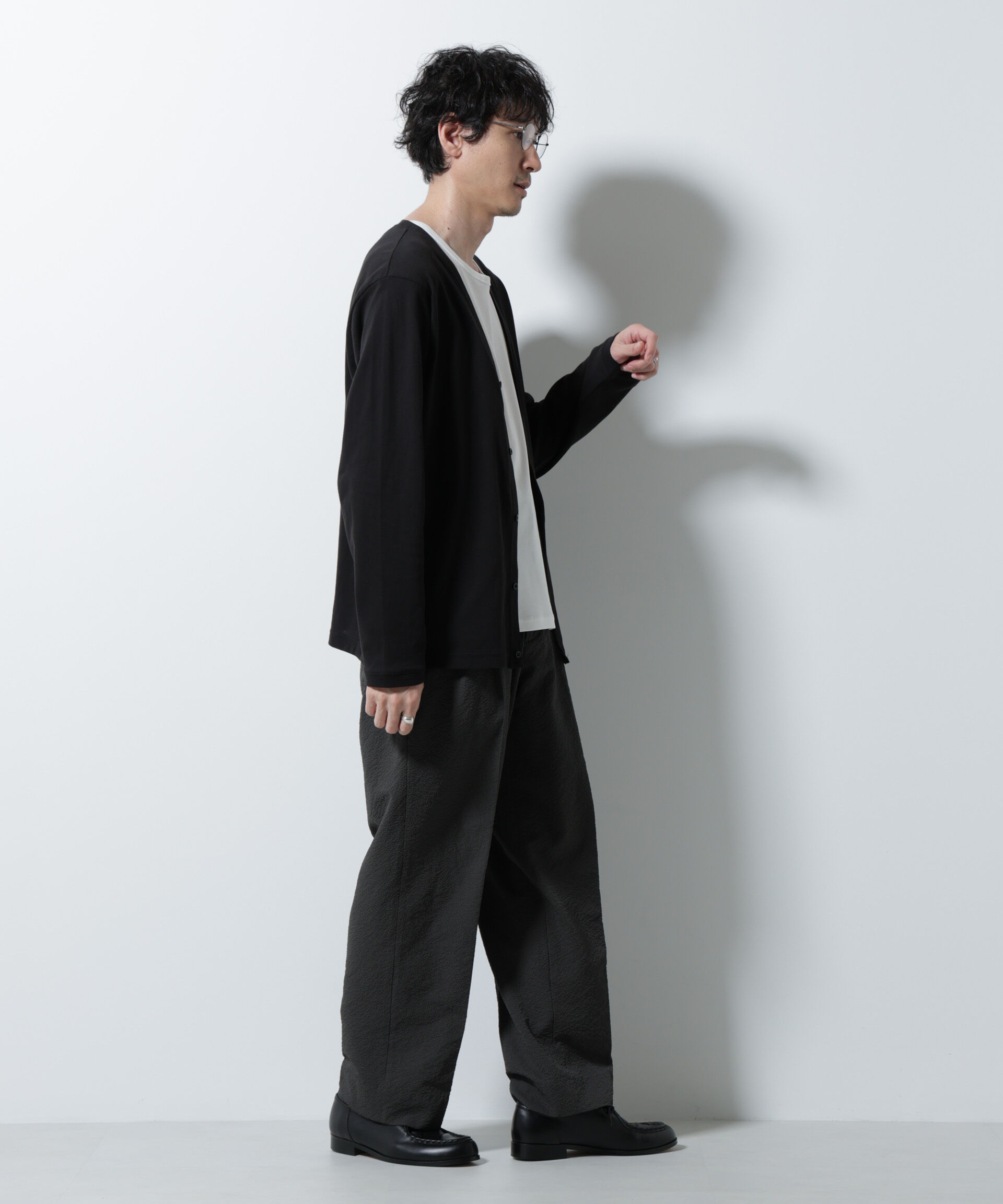 nano･universe「エアパッセージ ジャージーカーディガン」|Tシャツ・カットソー|
