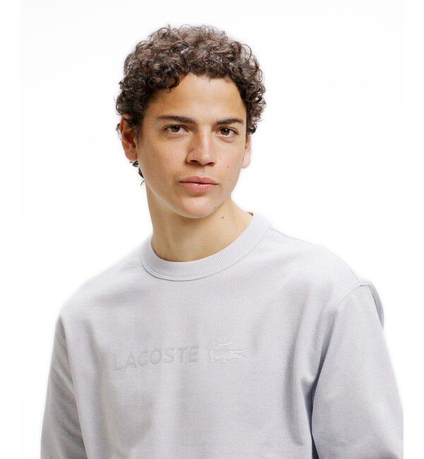 LACOSTE「メランジカラー ヘザー クルーネックスウェット」|スウェット・ジャージ|