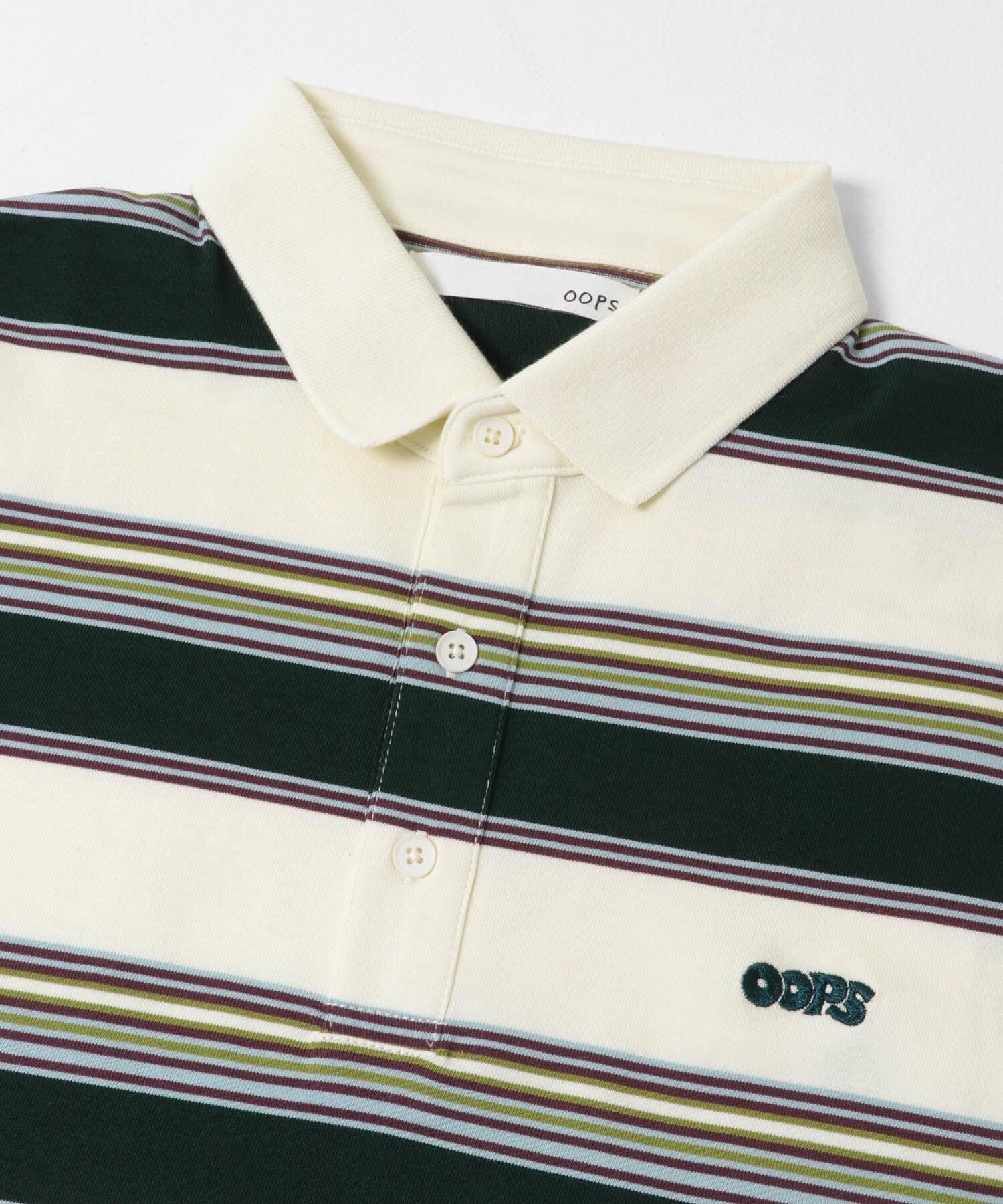 Sonny Label 「OOPS　接触冷感ボーダーポロシャツ」|ポロシャツ|