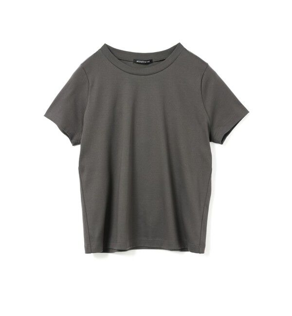 mizuiro ind「mizuiro ind コンパクトベーシックT」|Tシャツ・カットソー|ダークグレー