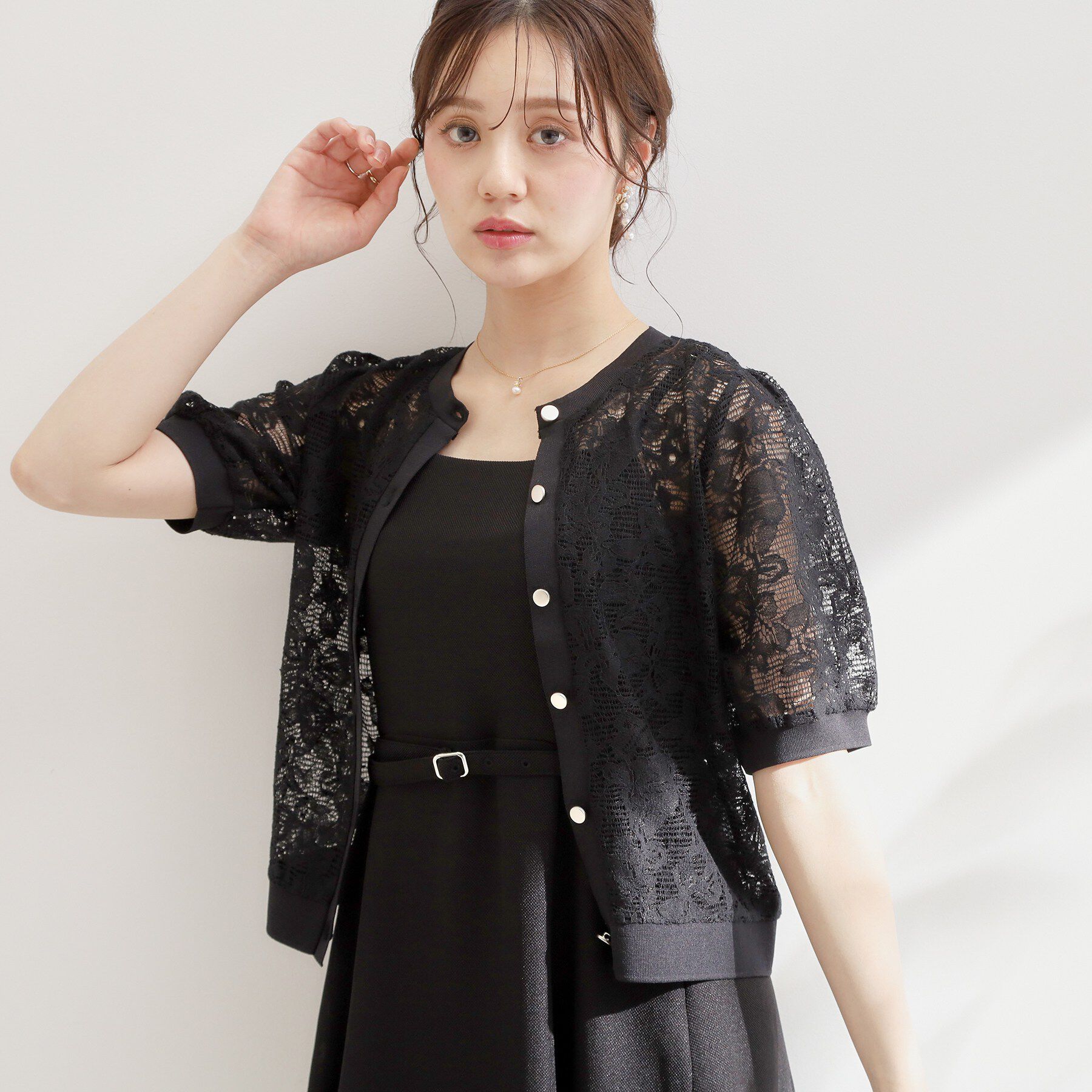 洗える】フラワーレース カーディガン（Couture broach）｜ルミネの
