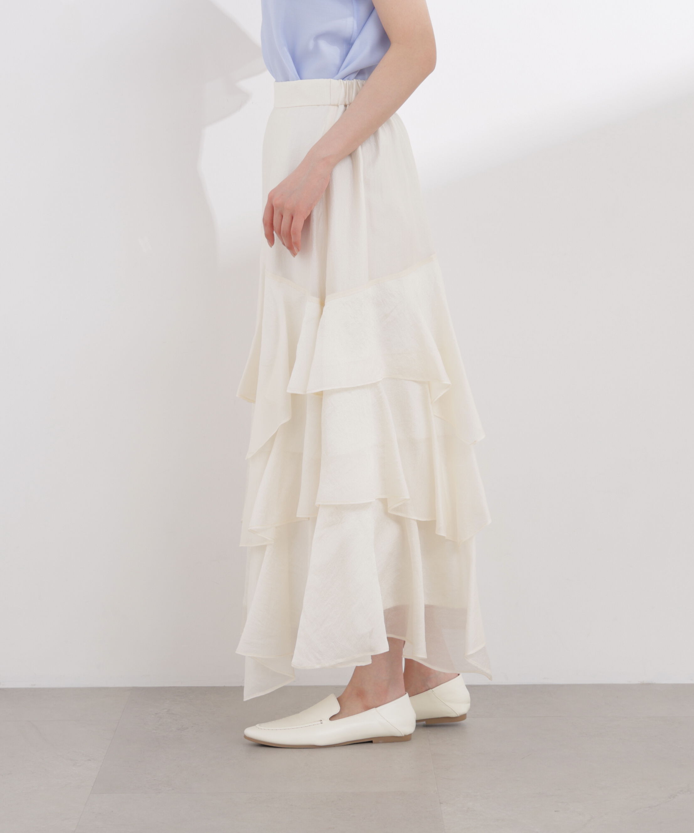 PROPORTION BODY DRESSING「ランダムティアードシアースカート 26SS」|スカート|