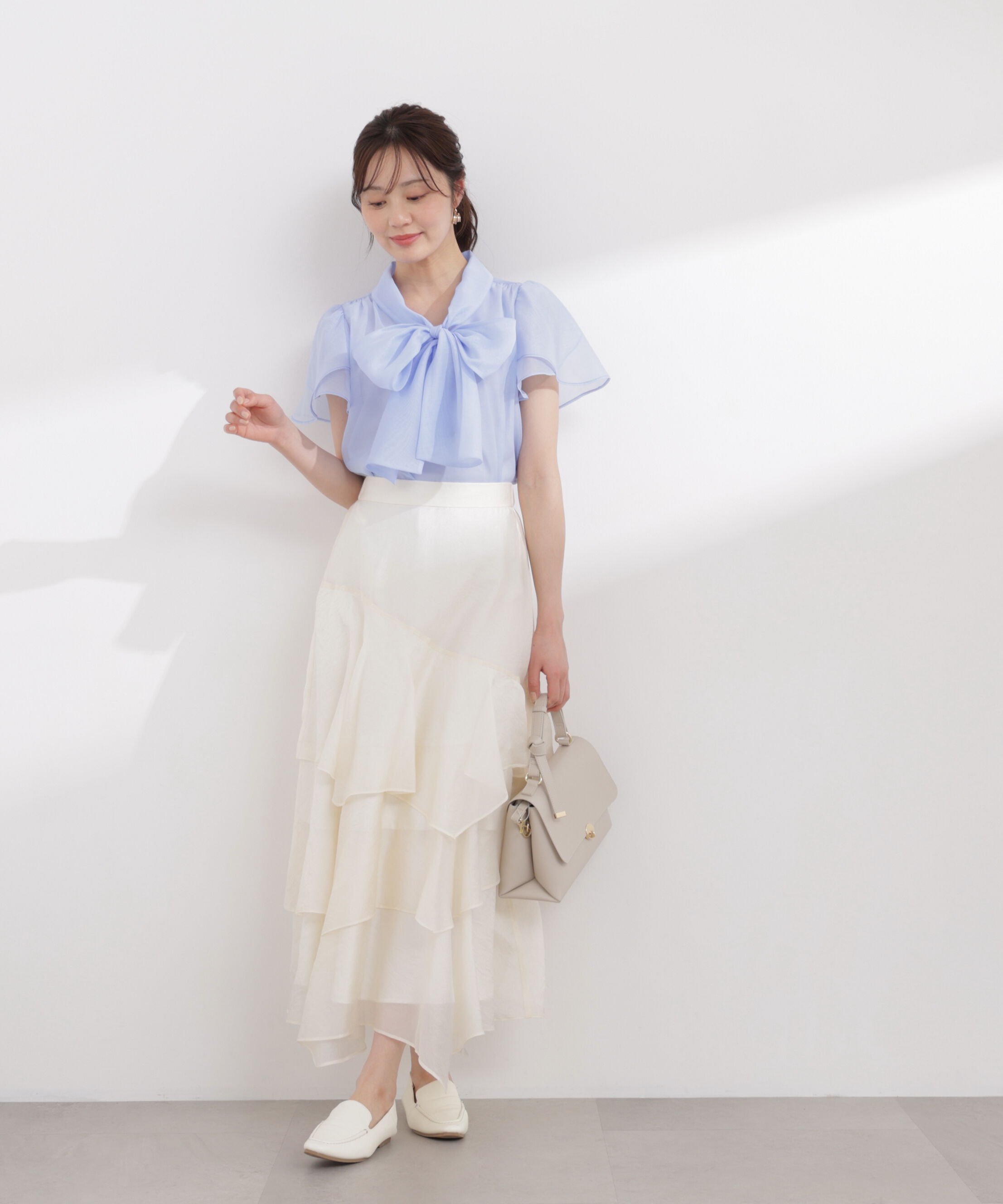PROPORTION BODY DRESSING「ランダムティアードシアースカート 26SS」|スカート|