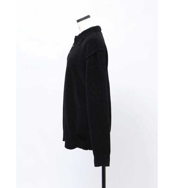 EMODA「【VEQUM】VELOUR TEXTURE KNIT POLO」|ニット・セーター|