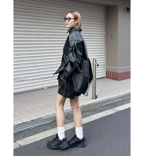 Ungrid「フェイクレザーショートパンツ」|その他|