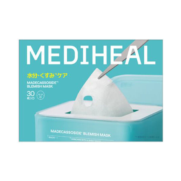  「MEDIHEAL(メディヒール) マデカッソシドブレミッシュマスク (30枚（350ml）)」|フェイスマスク・パック|