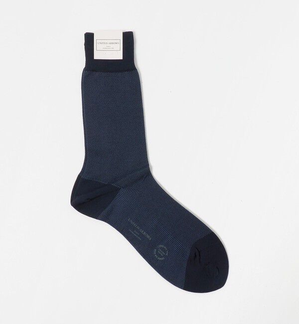 UNITED ARROWS「ピンヘッド ソックス」|ソックス|NAVY