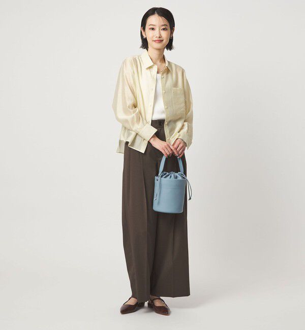 UNITED ARROWS green label relaxing「エアリー シアー ロングスリーブ シャツ ウォッシャブル 接触冷感」|シャツ・ブラウス|