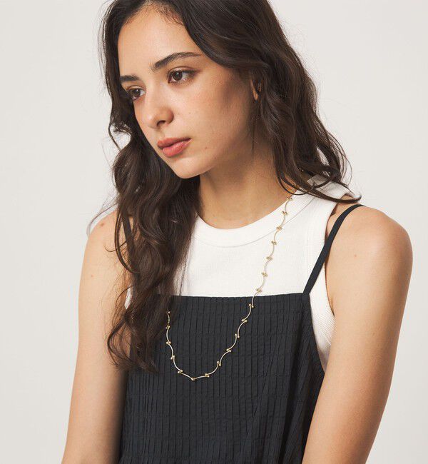UNITED ARROWS green label relaxing「ボール＆バー デザインチェーン ネックレス」|ネックレス|