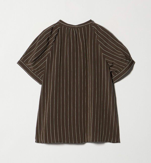 UNITED ARROWS green label relaxing「スタンド ストライプ ブラウス」|シャツ・ブラウス|