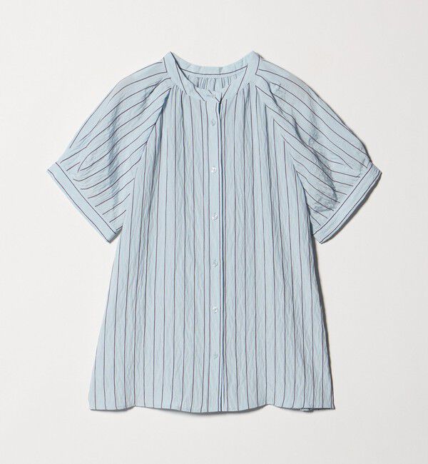 UNITED ARROWS green label relaxing「スタンド ストライプ ブラウス」|シャツ・ブラウス|