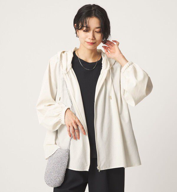 UNITED ARROWS green label relaxing「［size SHORTあり］フード ギャザー シャツ 」|シャツ・ブラウス|