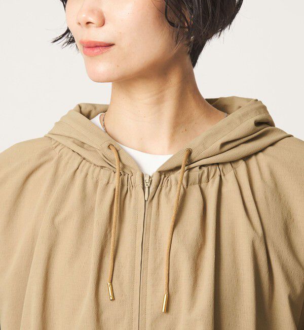 UNITED ARROWS green label relaxing「［size SHORTあり］フード ギャザー シャツ 」|シャツ・ブラウス|