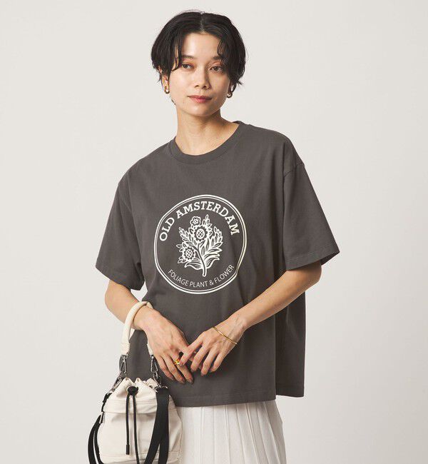 UNITED ARROWS green label relaxing「【別注】＜OAFISH＞フロッキー ショートスリーブ Tシャツ」|Tシャツ・カットソー|BLACK