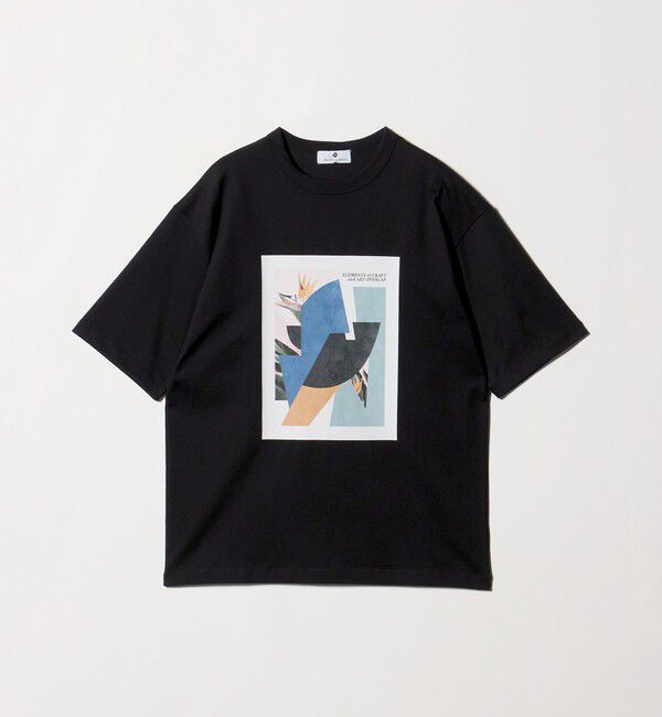 UNITED ARROWS green label relaxing「＜Phospho Graphica＞グラフィック 半袖 Tシャツ カットソー」|Tシャツ・カットソー|BLACK