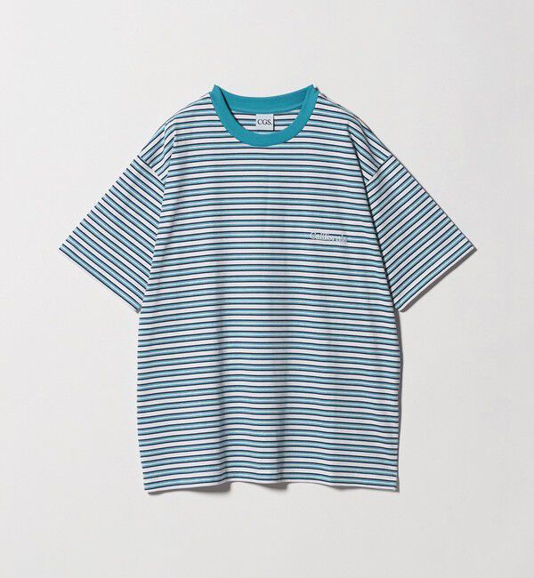 California General Store「＜CGS.＞オーガニック コットン ボーダー Tシャツ」|Tシャツ・カットソー|TURQUOISE