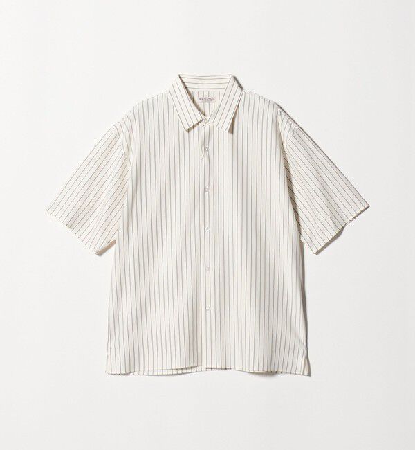 BEAUTY&YOUTH UNITED ARROWS「金政メリヤス ストライプ スクエア フィット レギュラー シャツ」|シャツ・ブラウス|