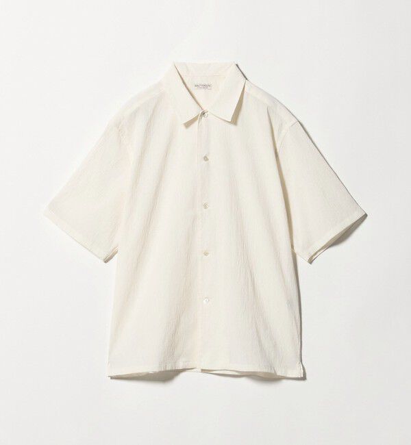 BEAUTY&YOUTH UNITED ARROWS「ヨウリュウ キャンプカラー シャツ FORM型 吸水速乾 通気性」|シャツ・ブラウス|OFF WHITE