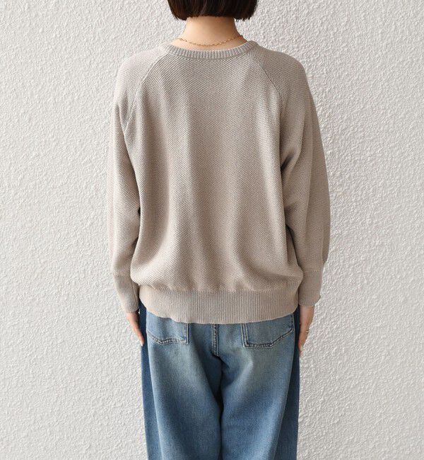 SHIPS Colors 「SHIPS Colors:〈手洗い可能〉ペーパー ライク ヘンリーネック 2WAY ニット◆」|ニット・セーター|