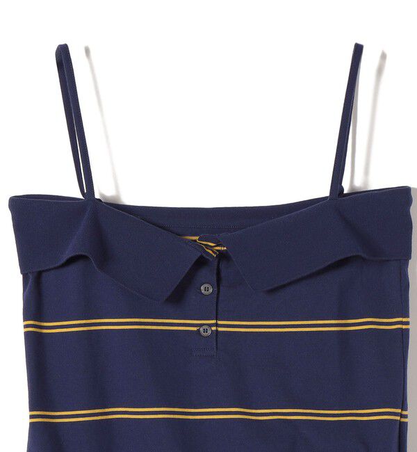 SHIPS for women「《予約》【SHIPS別注】crinkle crinkle crinkle:〈洗濯機可能〉POLO CAMI」|キャミソール|