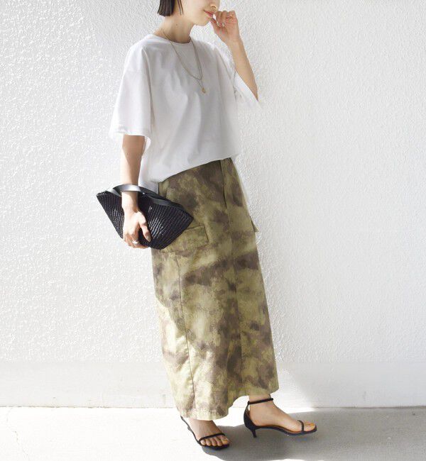 SHIPS for women「〈接触冷感/UVカット〉ガゼット デザイン ワイド スリーブ TEE」|Tシャツ・カットソー|