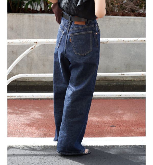 ≪予約 追加≫ULTサマーデニムハイライズルーズ5PKT BLUE/NAVY
