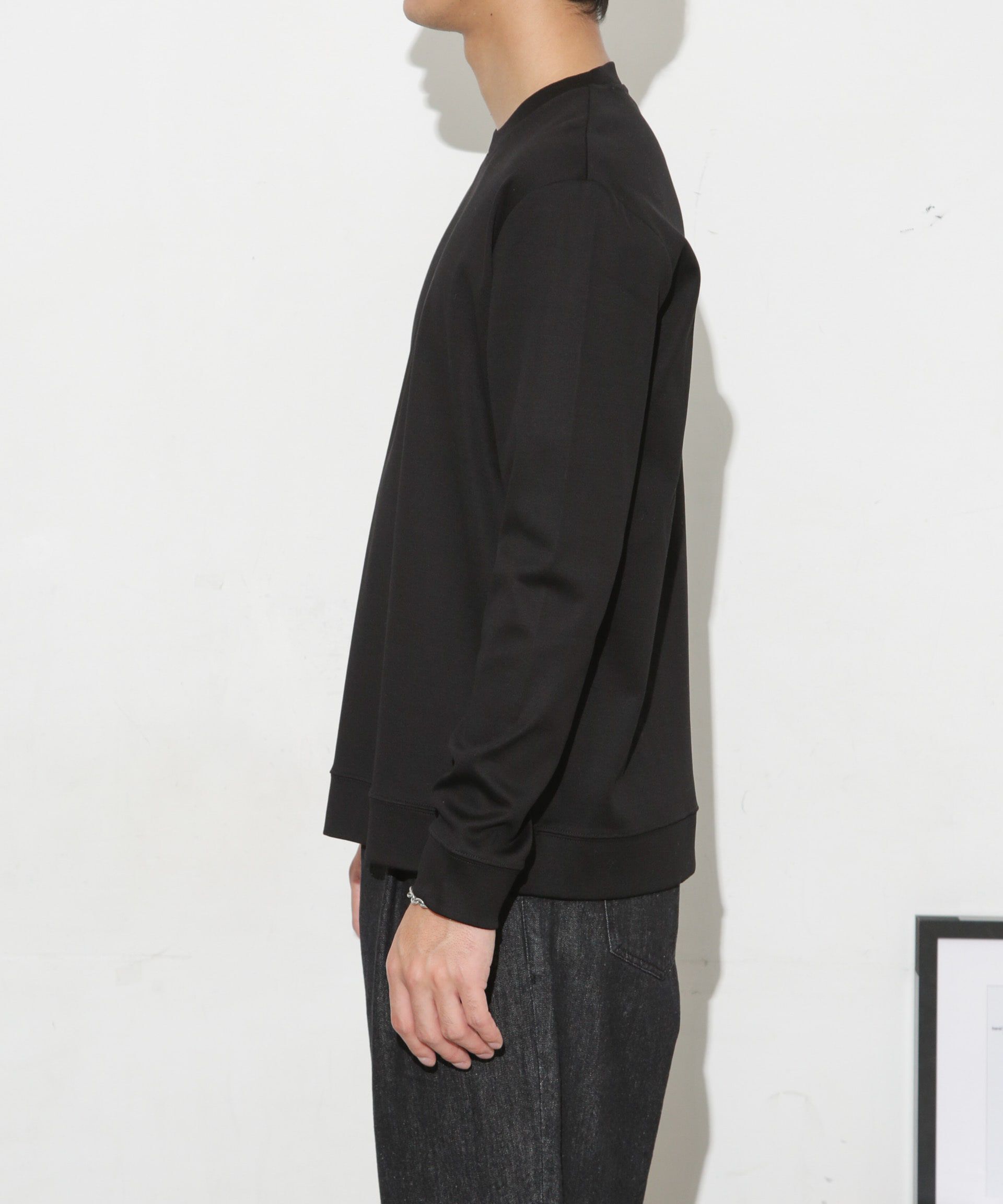 nano･universe「｢FORMAL JERSEY｣クルーネックカットソー長袖」|Tシャツ・カットソー|