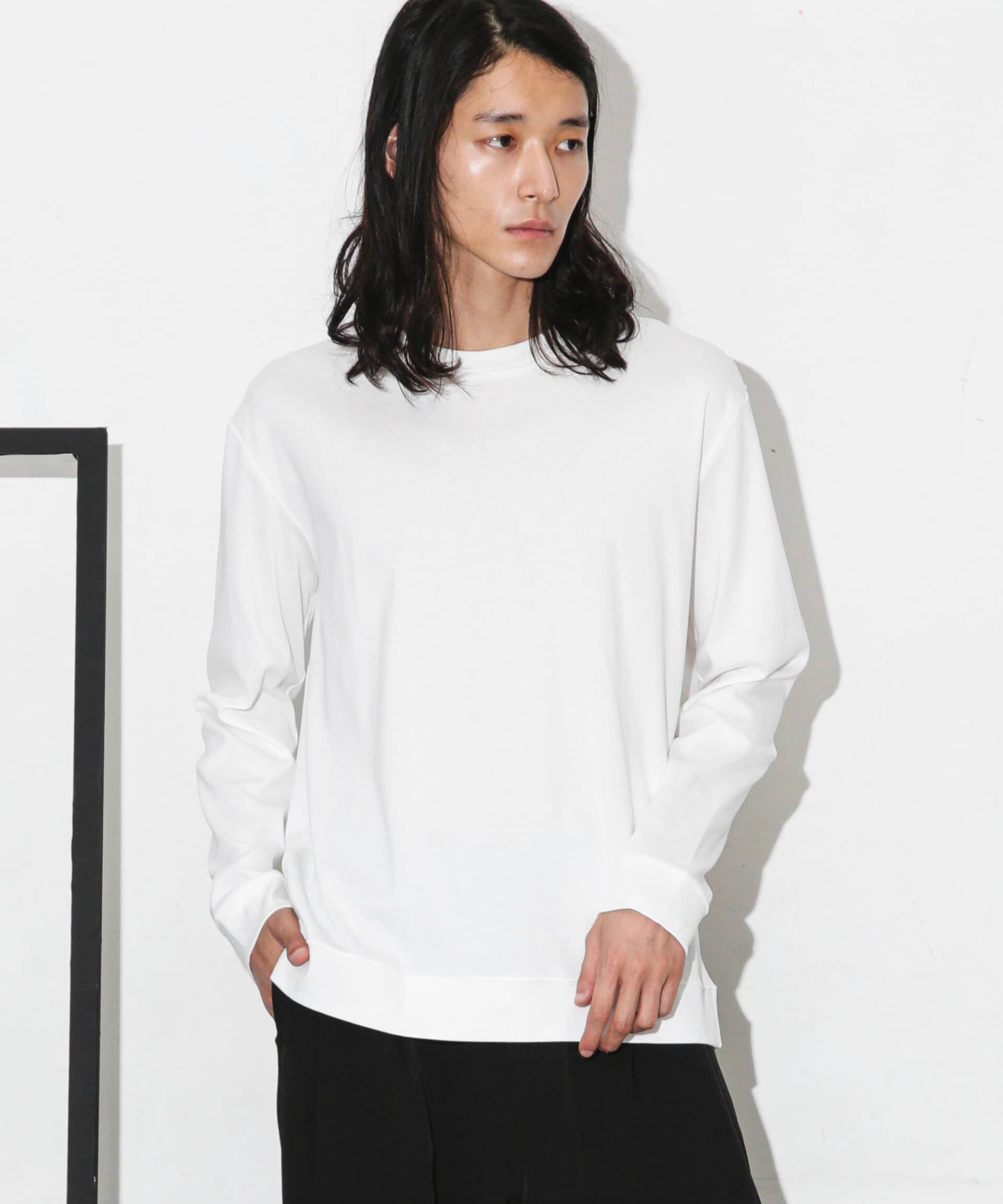 nano･universe「｢FORMAL JERSEY｣クルーネックカットソー長袖」|Tシャツ・カットソー|
