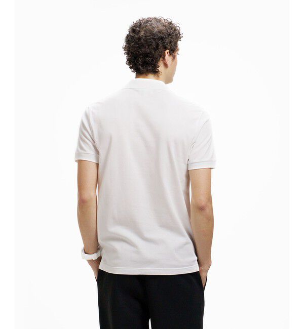 LACOSTE「ソリッド スリムフィット ストレッチポロシャツ（半袖）」|ポロシャツ|