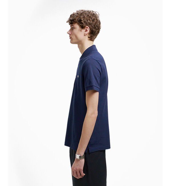 LACOSTE「ソリッド スリムフィット ストレッチポロシャツ（半袖）」|ポロシャツ|