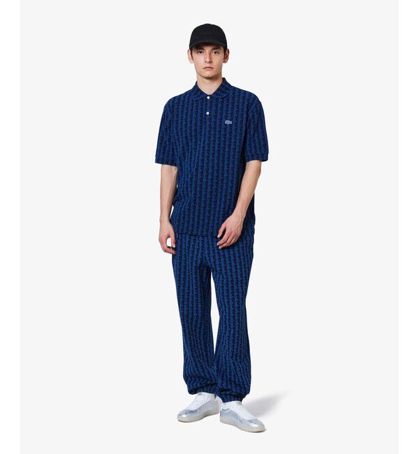 LACOSTE「インディゴスウェットモノグラムトラックパンツ」|その他|