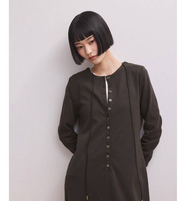 ADAM ET ROPE'「【WEB限定】マルチWAYヘンリーネックワンピース」|ワンピース|