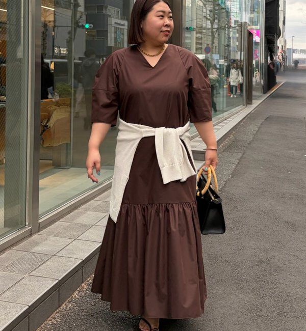  「コクーンスリーブワンピース」|ワンピース|