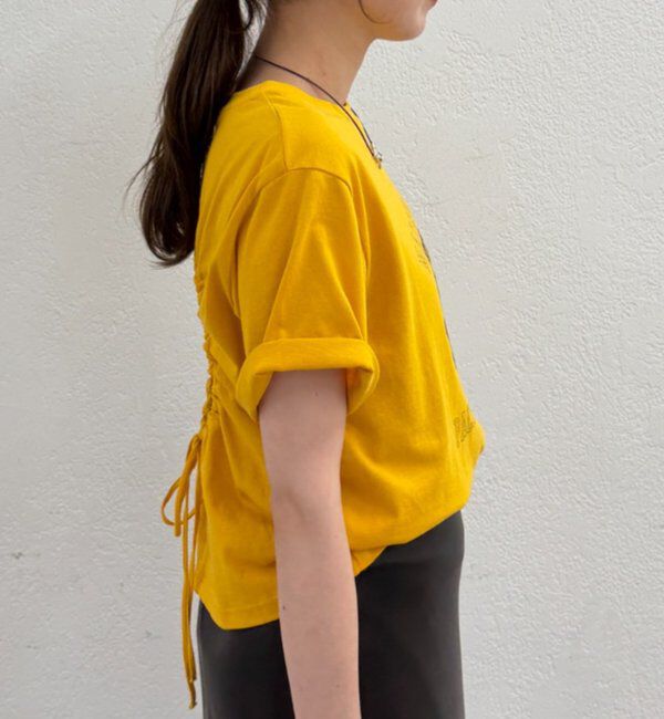  「≪バックシャン≫バックホール半袖Tシャツ」|Tシャツ・カットソー|