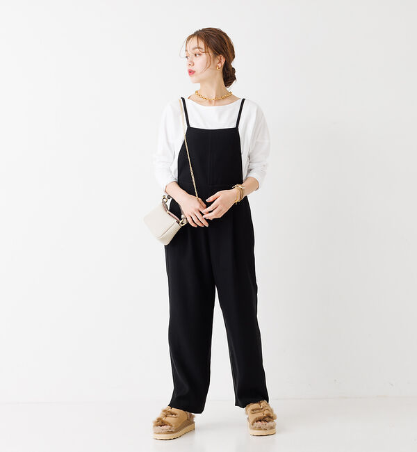 Rouge vif「ダブルクロス サロペット」|オールインワン|